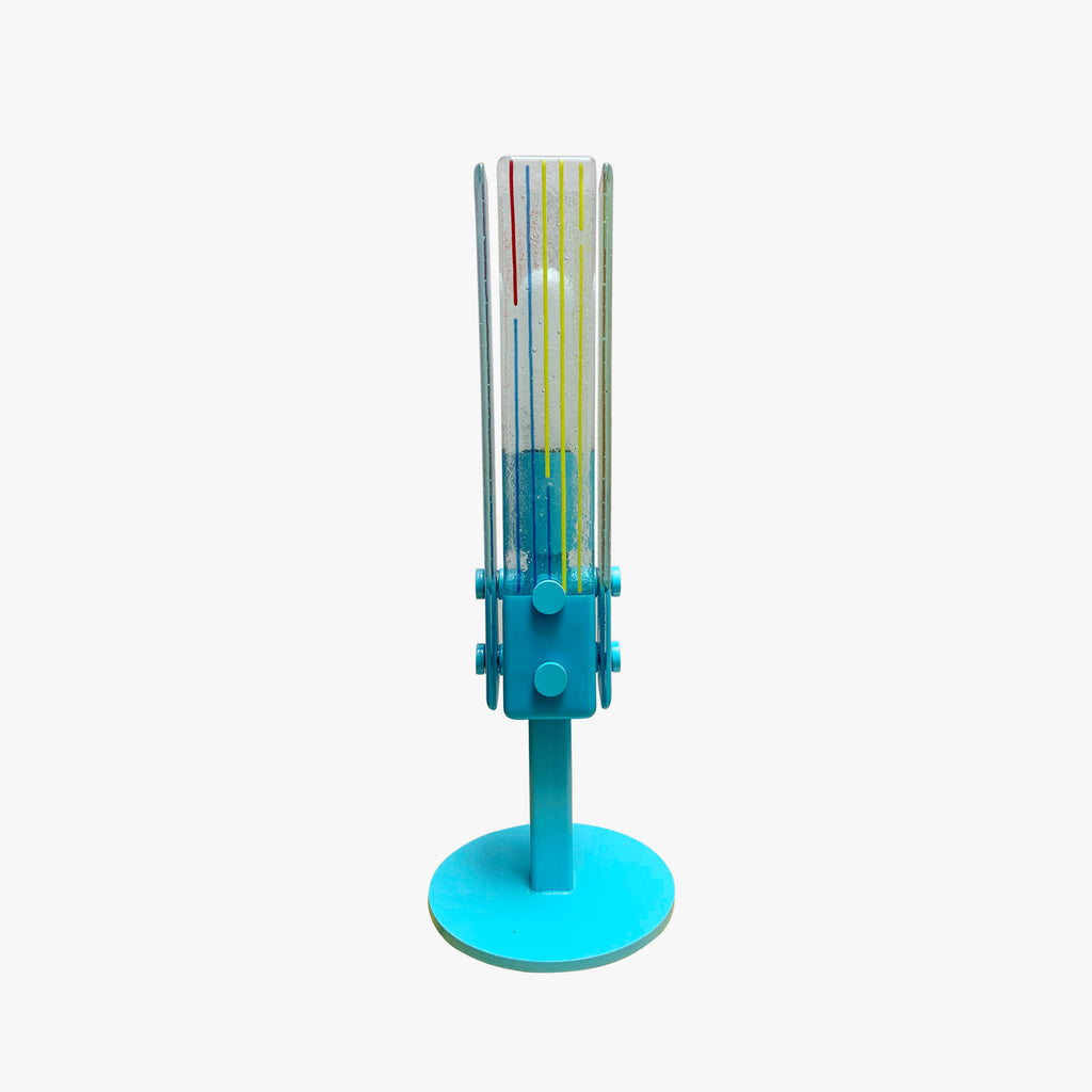 Glass lamp, Blue