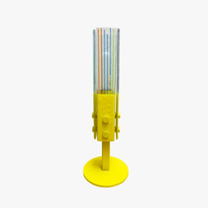 Glass lamp, Yellow